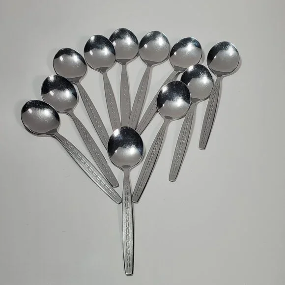 12 Rostfrei Small Tea DemitasseSpoons - Picture 4 of 11